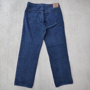 Vintage designer 'Yves Saint Laurent' dark wash denim jeans men's size 36